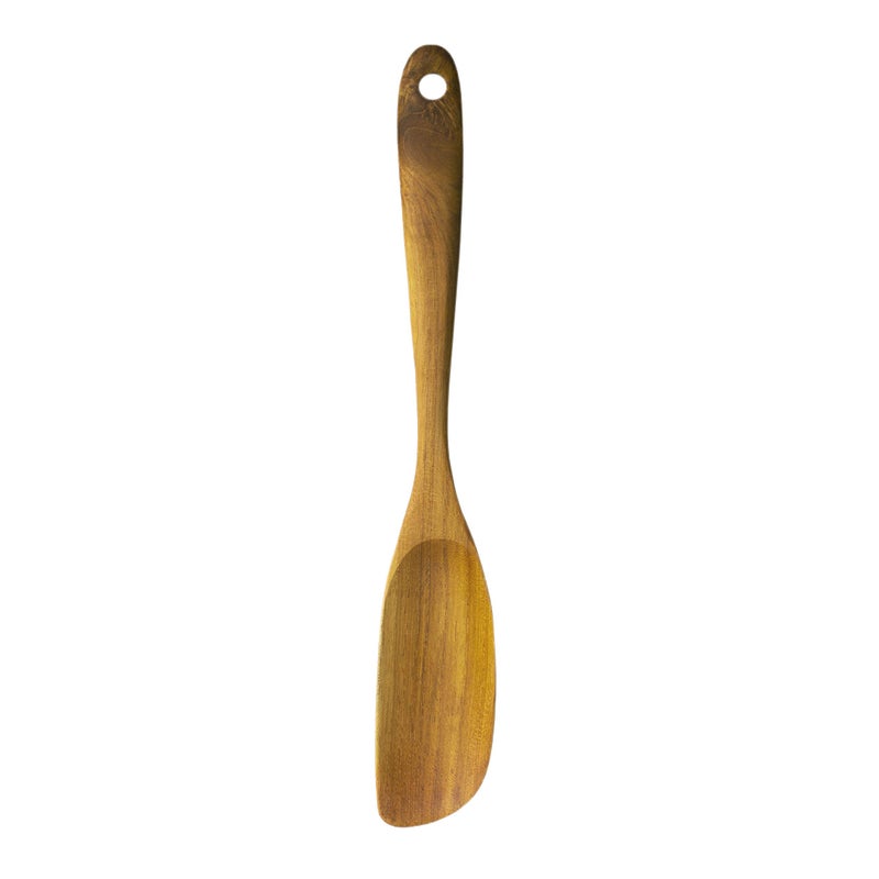 FAAY Jar Spoon, 12" Mixed Bowl Wooden Spoons for Cooking, Handmade Teak Wooden Spoon, Healthy Utensils, Suitable for Right Hand. - Image 1